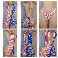 Exotic Dancewear Custom One Piece Size Sm/Med