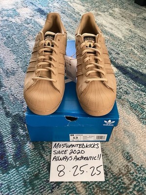 DS 2022 Adidas Superstar Low Golden Beige (GZ4831) Men's Sz 13 | eBay