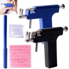 Professional DIY Ear Piercing Gun Body Nose Navel Tool Kit Jewelry with 98 Studs