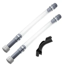 PCS Racing Fuel Jug Hoses with Hose Bender, Clear Racing Fuel Filler Hose for 2