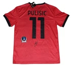 CHRISTIAN PULISIC SIGNED AC MILAN SOCCER JERSEY XL #11 TEAM USA BECKETT BAS COA