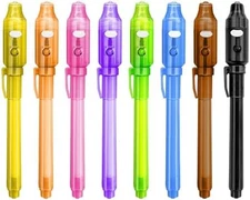 Invisible Ink Pen with UV Light Spy Marker