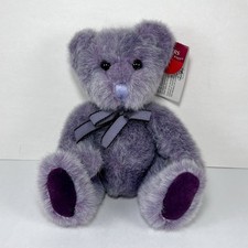 Russ Berrie Bears From The Past  Rafferty  Purple Bear 6  Plush 100615 W/ Tags