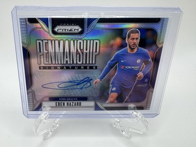 アザール Eden Hazard Prizm auto サイン 2024-25 Panini Prizm EPL Eden Hazard /99 Auto Silver Penmanship #P