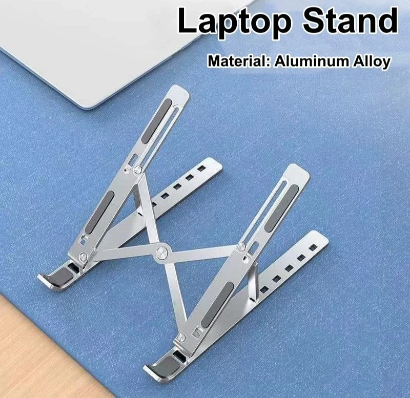 Laptop-Ständer Faltbar Verstellbar 10 Winkel für Notebook Tablet MacBook PC New - Bild 2 von 4