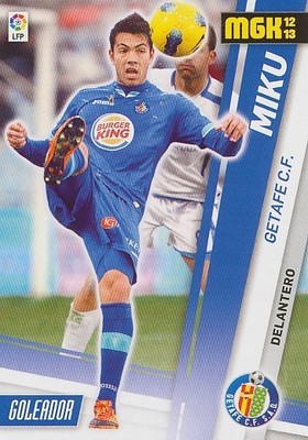 143 MIKU # VENEZUELA GETAFE CF OFFICIAL TRADING CARD PANINI LIGA 2013