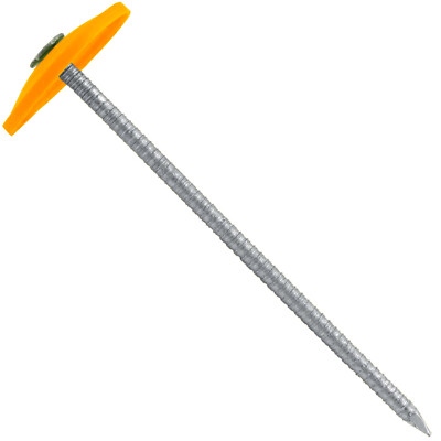 Plastic Cap Ring Shank Roofing and Barrier Nails