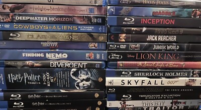 Huge Blu-ray and DVD Sale - Used - Pick from 100+ Movie Titles