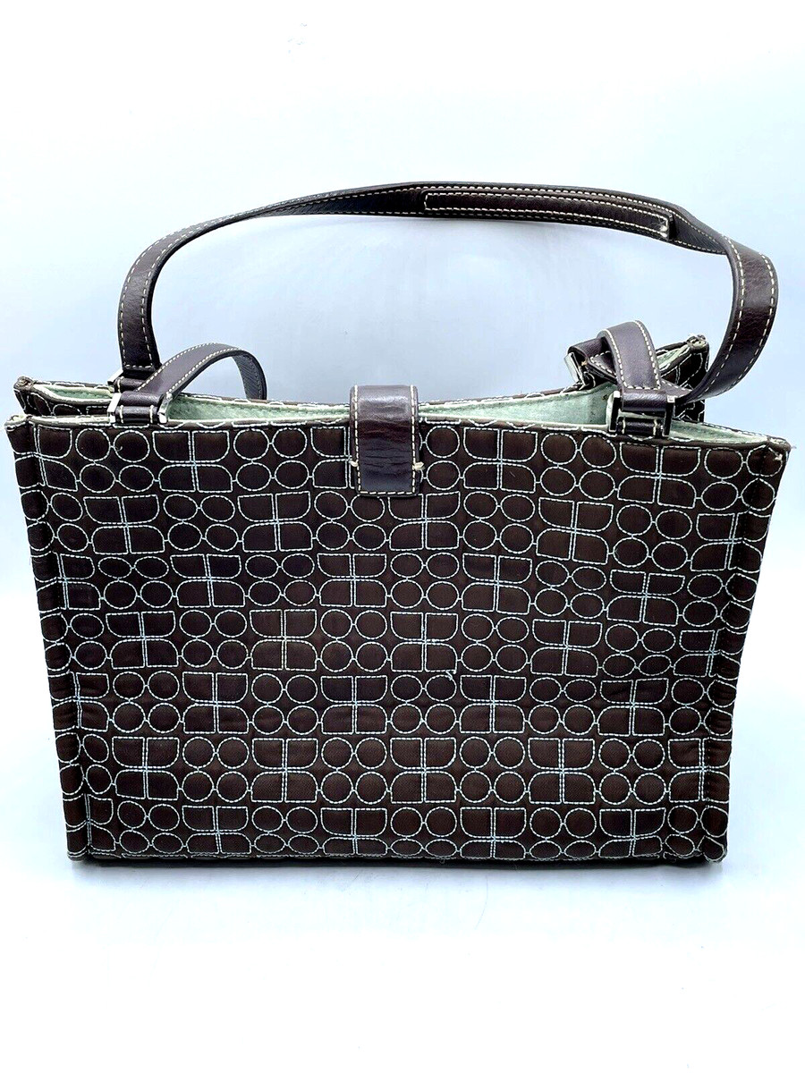 kate spade black and brown purse