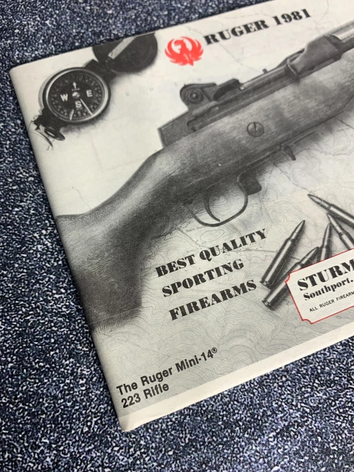Vintage 1981 Catalog of Ruger Firearms - Fold Out Pamphlet - Unopened! - Image 3 of 4