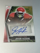 2022 SAGE High Series Jovani Haskins RC AUTO Red Parallel A-JH2