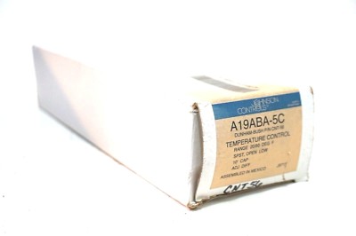 NEW JOHNSON CONTROLS A19ABA-5C TEMPERATURE CONTROL A19ABA5C