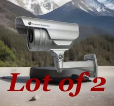 Lot 2 American Dynamics ADCA3BWO3RP CCTV IR Color Cameras 600TVL 9-22mm PAL NEW!