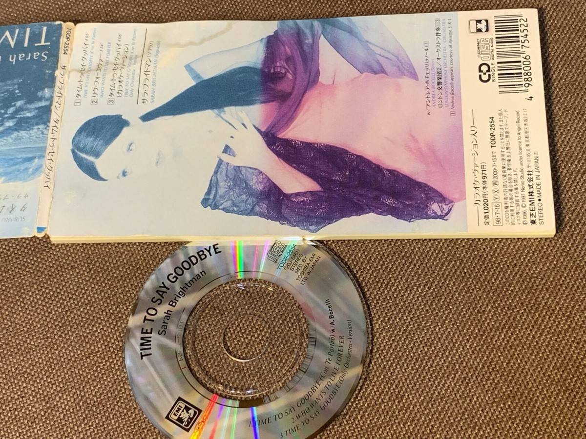 クラシック CD Sarah Brightman Time To Say Goodbye TODP2554 EMI /00110 Sarah Brightman - Time To Say Goodbye - Amazon.com Music