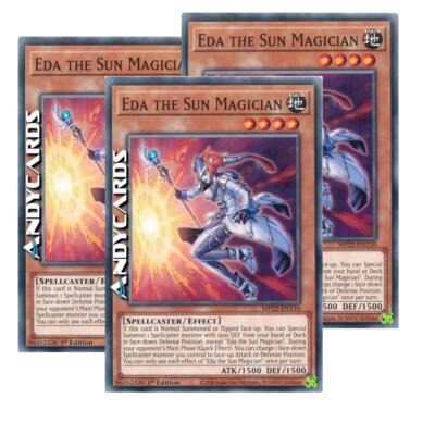 3x EDA THE SUN MAGICIAN   (Eda La Maga Del Sole)   Common   MP22 EN110   1Ed