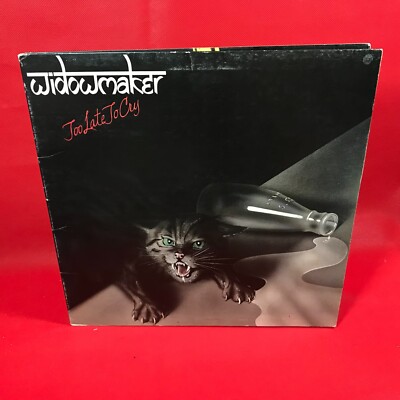 WIDOWMAKER Too Late To Cry 1977 UK vinyl LP Ariel Bender Bob Daisley Jet Records