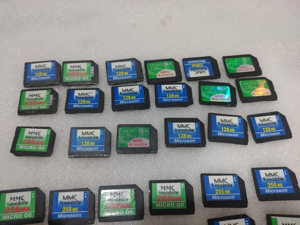 Lot of 44 RS Multimedia 128MB Card & 18 x 128MB RS-MMC MMC Mobile - Image 2 of 4