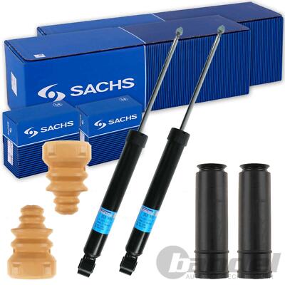 2x SACHS STOßDÄMPFER + PROTECTION KIT HINTEN für VW GOLF 5 6 SKODA OCTAVIA