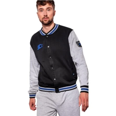 pulls molletonnés Homme, Starter Man College Blouse, Noir - Photo 1/4