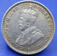 AUSTRALIA  SILVER  6 PENCE 1928 M   / SNIFF'S  ANCIENT COINS T-8
