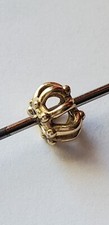 Trollbeads 18k Yellow Gold Mesh Bead / Charm ...