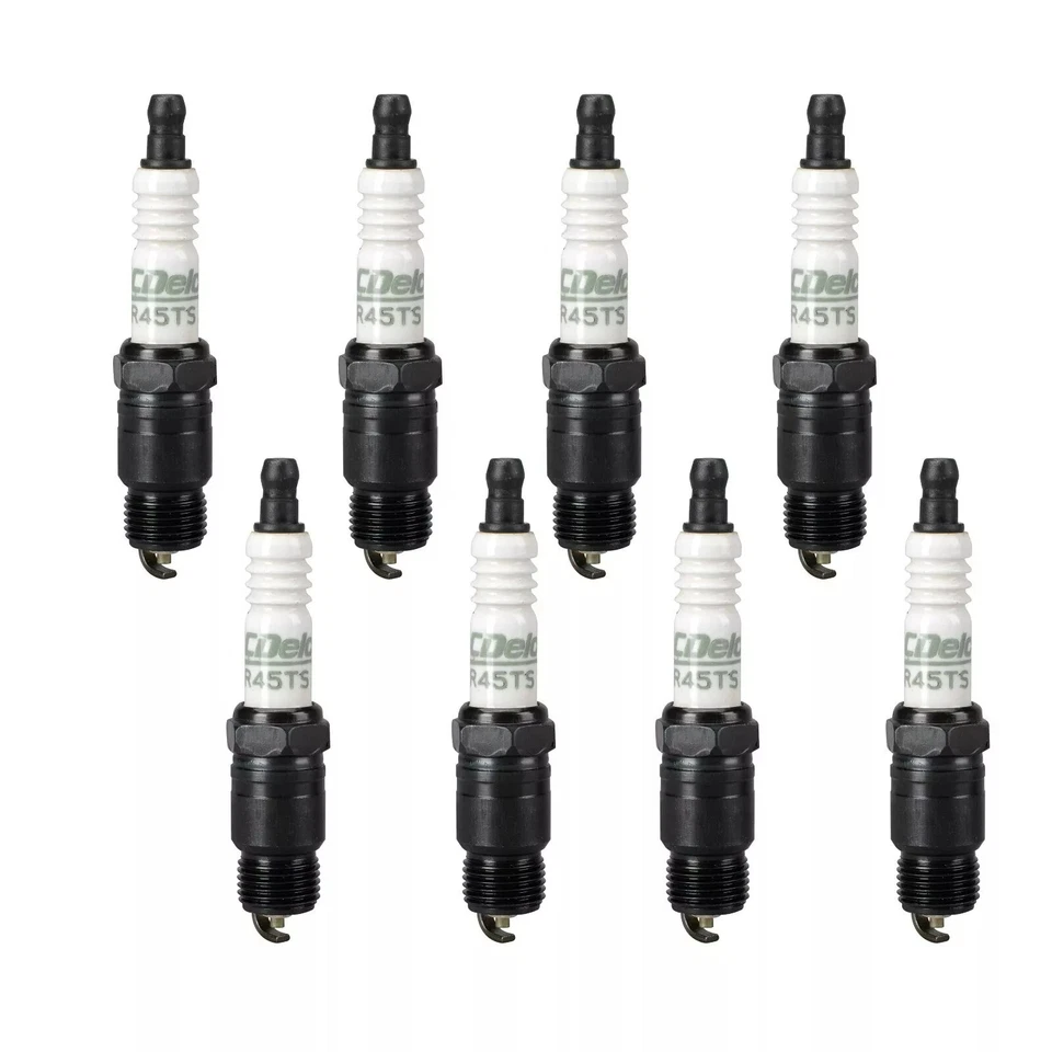 Juego de 8 bujías convencionales originales OEM ACDelco R45TS GM 19157995 19354415 Foto 2 de 2