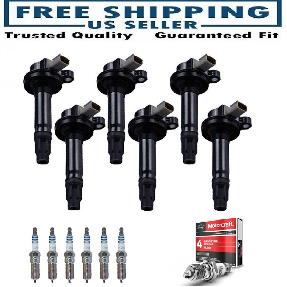 Ikasus Set Of 6 UF603 Ignition Coil Pack And Spark Plug 97390 Compatible With Hon-da - Foto 2