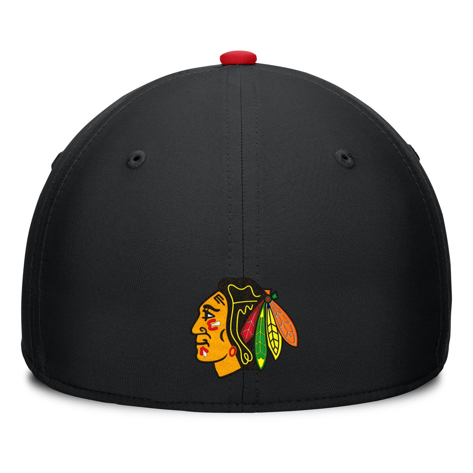 Men's Fanatics Black/Red Chicago Blackhawks Authentic Pro Rink Team