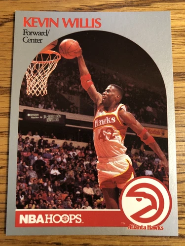Kevin Willis 1990-91 NBA Hoops Hawks #37  *7994*