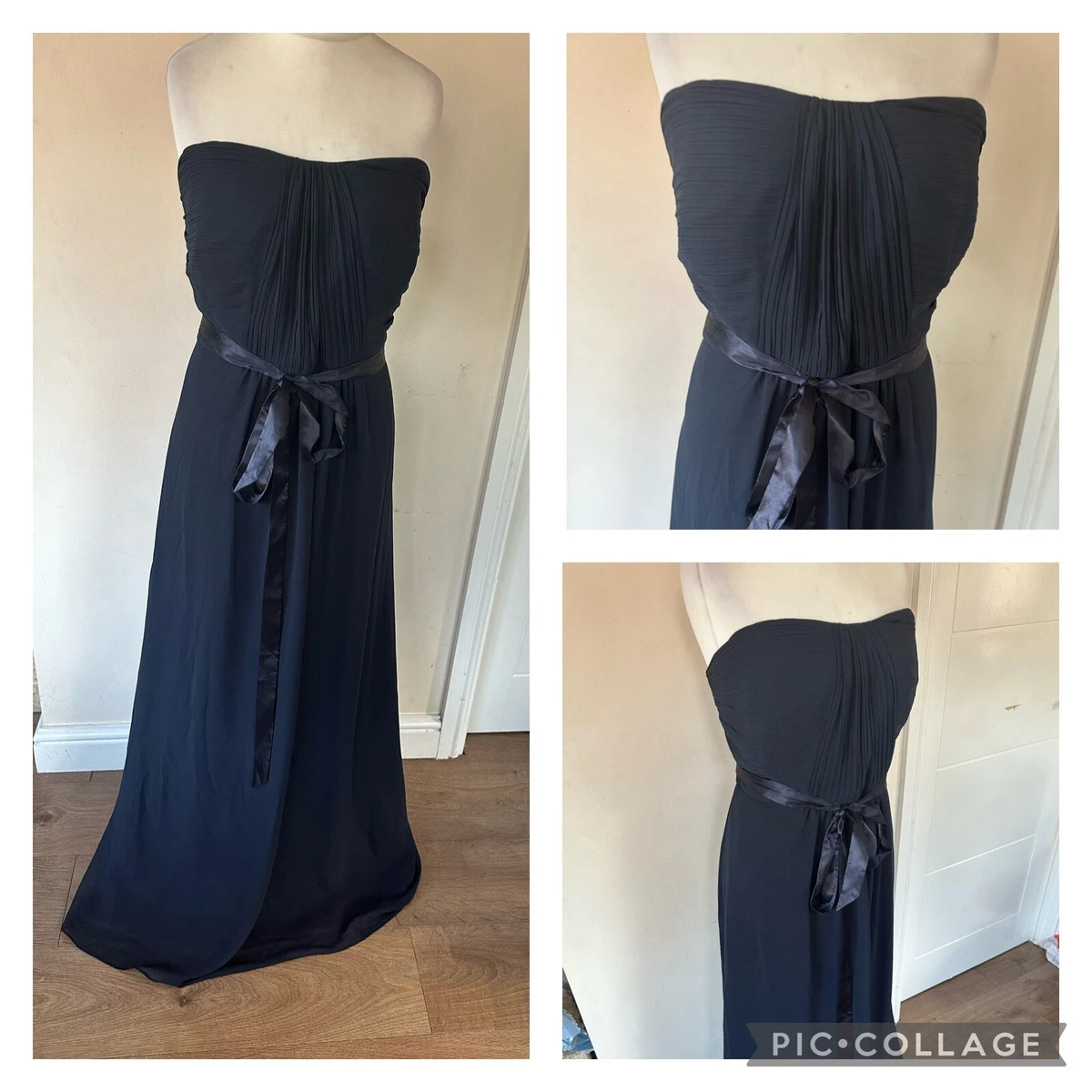 Debenhams navy maxi dress sales
