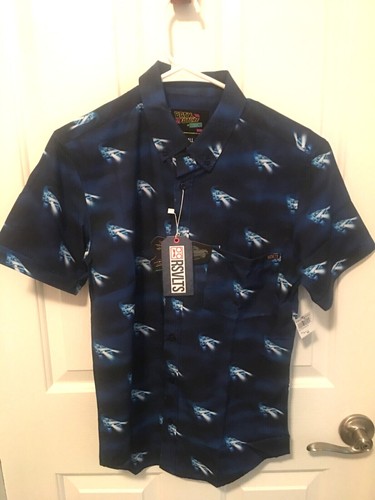 Camisa RSVLTS Regreso al Futuro DeLorean Hover Conversión SS Universal Studios - Imagen 5 de 27