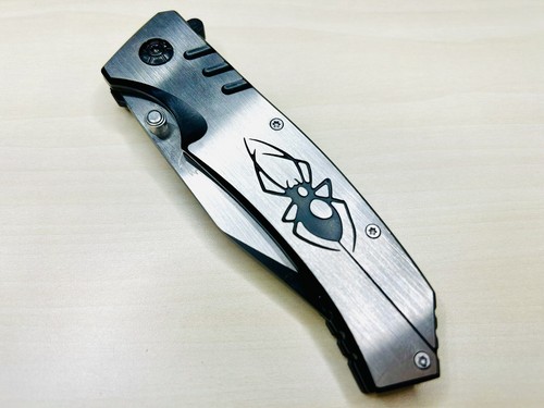 9” Spider Tactical Spring Assisted Open Blade Folding Pocket Knife Survival. - Picture 2 of 6