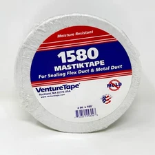 3M Venture Tape 1580 Aluminum Mastik Mastic Duct Tape 2" X 100'