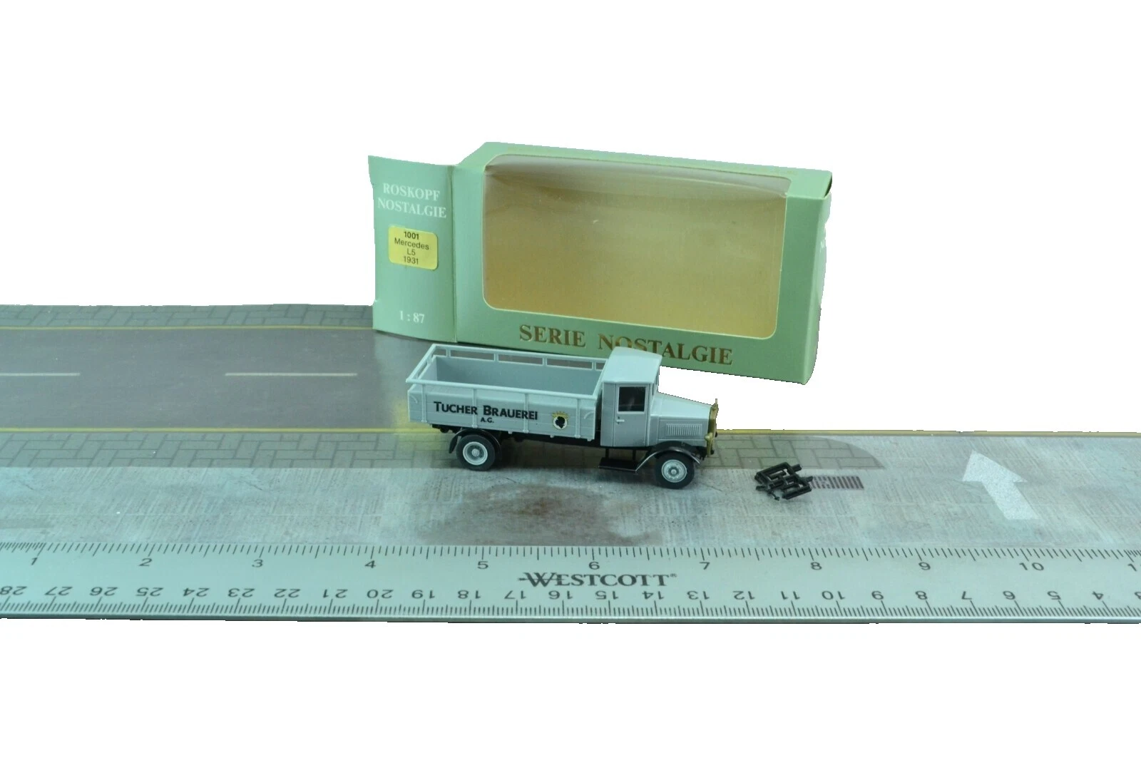 Mercedes-Benz de brinquedo em metal fundido Escala 1:87 Caminhões de Entrega