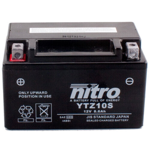 Batterie für Honda CBR 600 RRA ABS PC40E 2011 Nitro YTZ10S GEL geschlossen - Afbeelding 1 van 1
