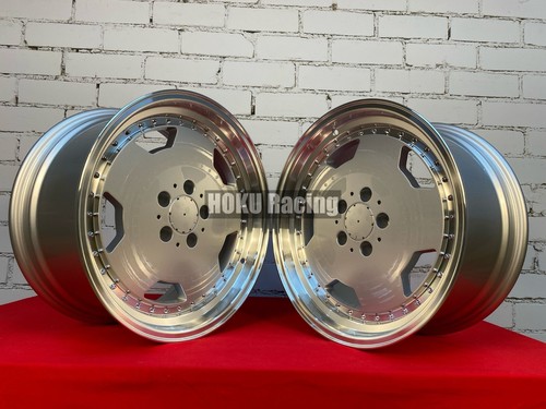 17 Zoll AERO PERFORMA25 AMG Style Felgen 8J MONOBLOCK silber für Mercedes 5x112 - Bild 8 von 15