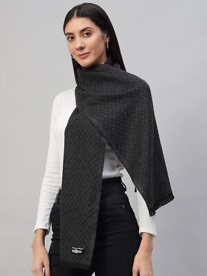 Cashmere Thick Scarf Shawl Wrap Chevron Indian Wool Scarves