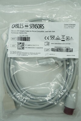 Cables&Sensors Invasive B Adaptor Cable Philips Compatible IC-HP-UT0