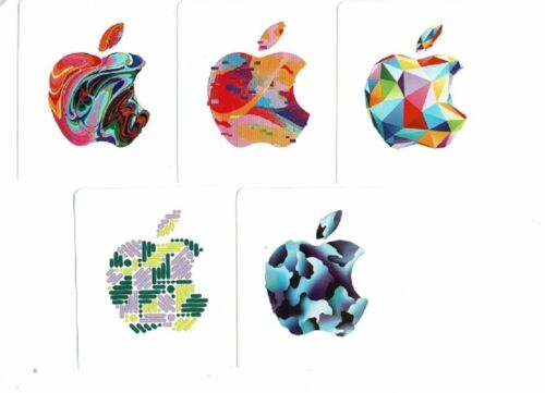 5 Aufkleber für Apple iPad, iPhone, iMac, MacBook, tolle Farben - Afbeelding 1 van 1