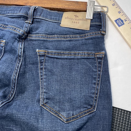 Abercrombie Kids Taper Cut Blue Denim Jeans 15/16 - Picture 8 of 8