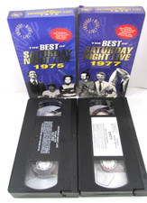 Lot of 2 Best of Saturday Night Live 1975 1977 VHS tapes