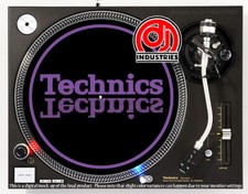 Technics Mirror Classic Purple - DJ slipmat for LP turntable record player
