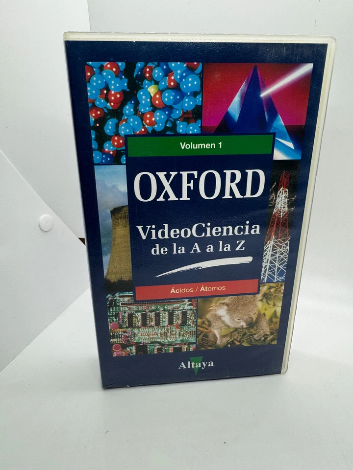 OXFORD Encyclopedia of Science Volume 1 TO 9 - RARE PAL VHS Video - EN ESPAÑOL Foto 4 de 4