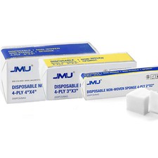 200/Pack Dental 4-Ply Non-Woven Sponges Non-Sterile Gauze Pads 2x2 3x3 4x4