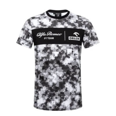 2022 Alfa Romeo Orlen Racing F1 Team Camouflage T Shirt - UK STOCK UK SELLER - Image 1 of 4