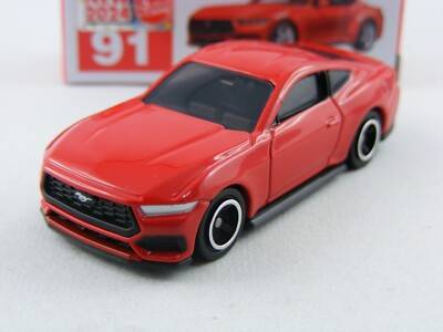 Ford Mustang Ecoboost Fastback in rot, Takara Tomy Tomica #91, 1/63