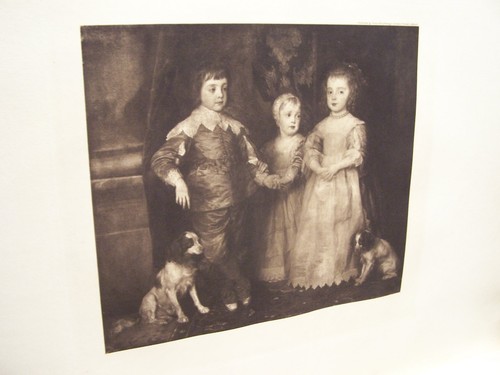 VANDYCK'S PICTURES at WINDSOR CASTLE by ERNEST LAW 1899 - Picture 8 of 12
