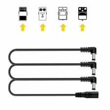 Fite ON 3-Way Daisy Chain Cable For Electric Guitar Effect Pedal Power Adapter