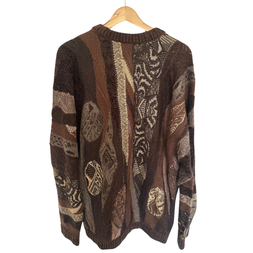 Vintage COOGI Australia 90s Knit Jumper Sweater Rare Bold Colourful Design - Picture 6 of 6
