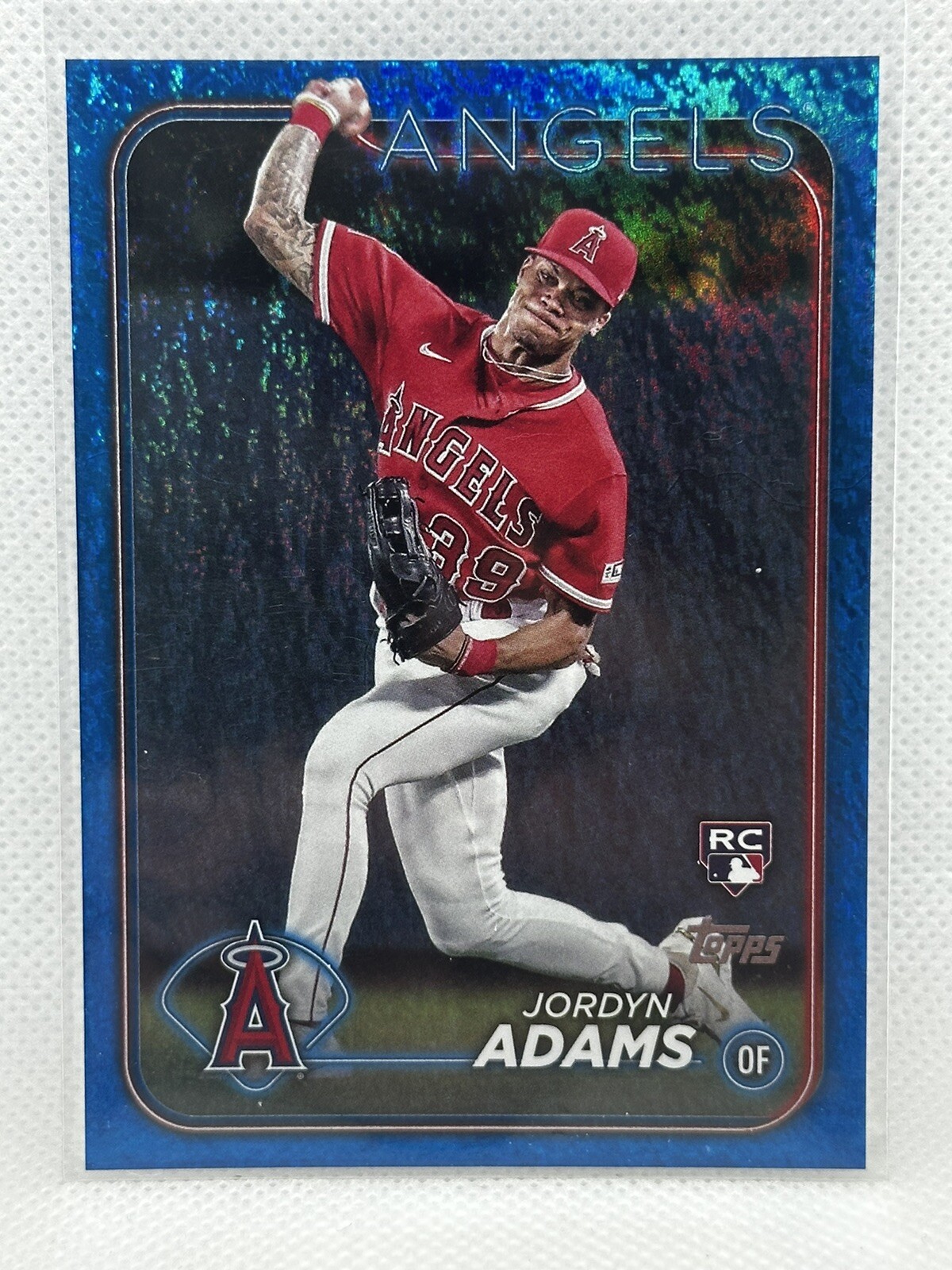 2024 Topps Series 2 - Blue Foil #470 Jordyn Adams /999 (RC)